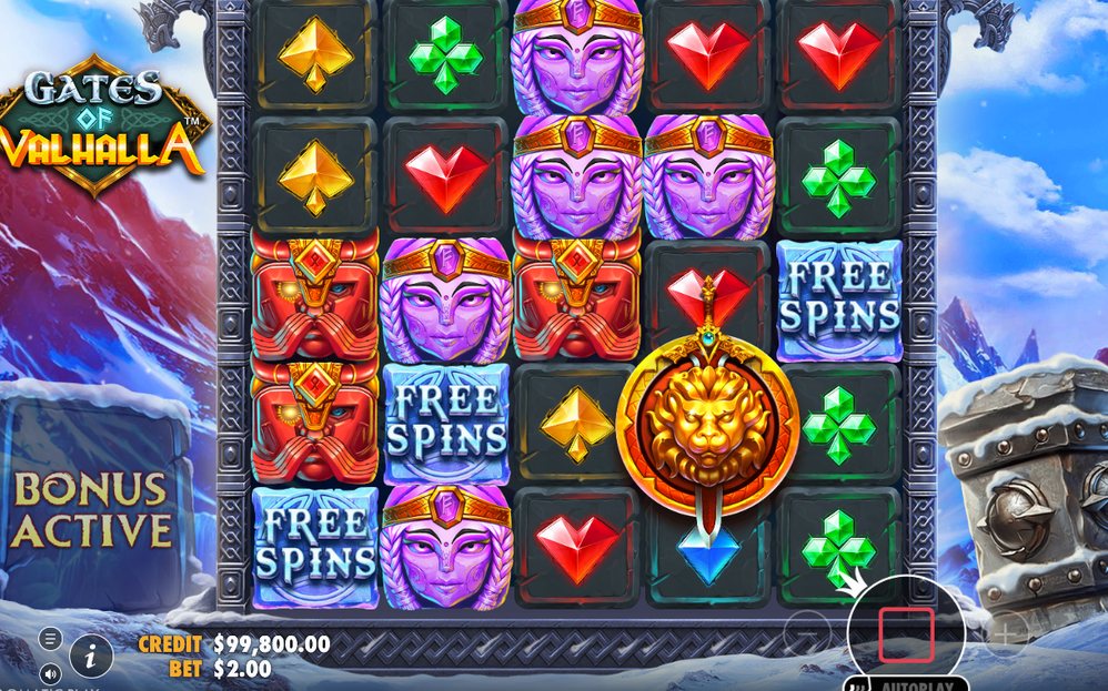 Free Spins-runda med mörk nattlila bakgrund