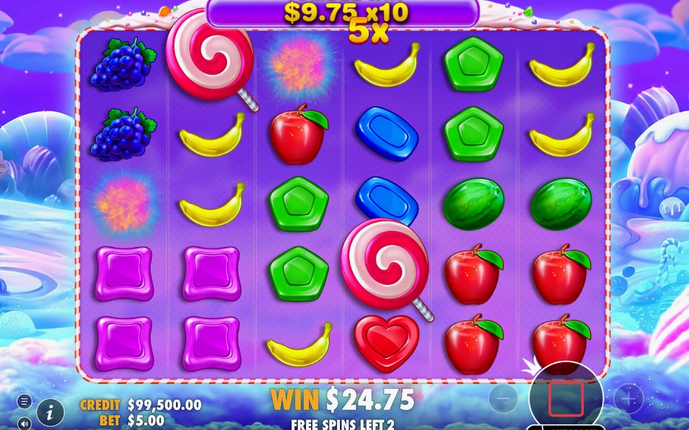 Free spins-rundan där specialrullarna är aktiva